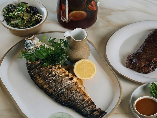 Steak & Bass Frites
